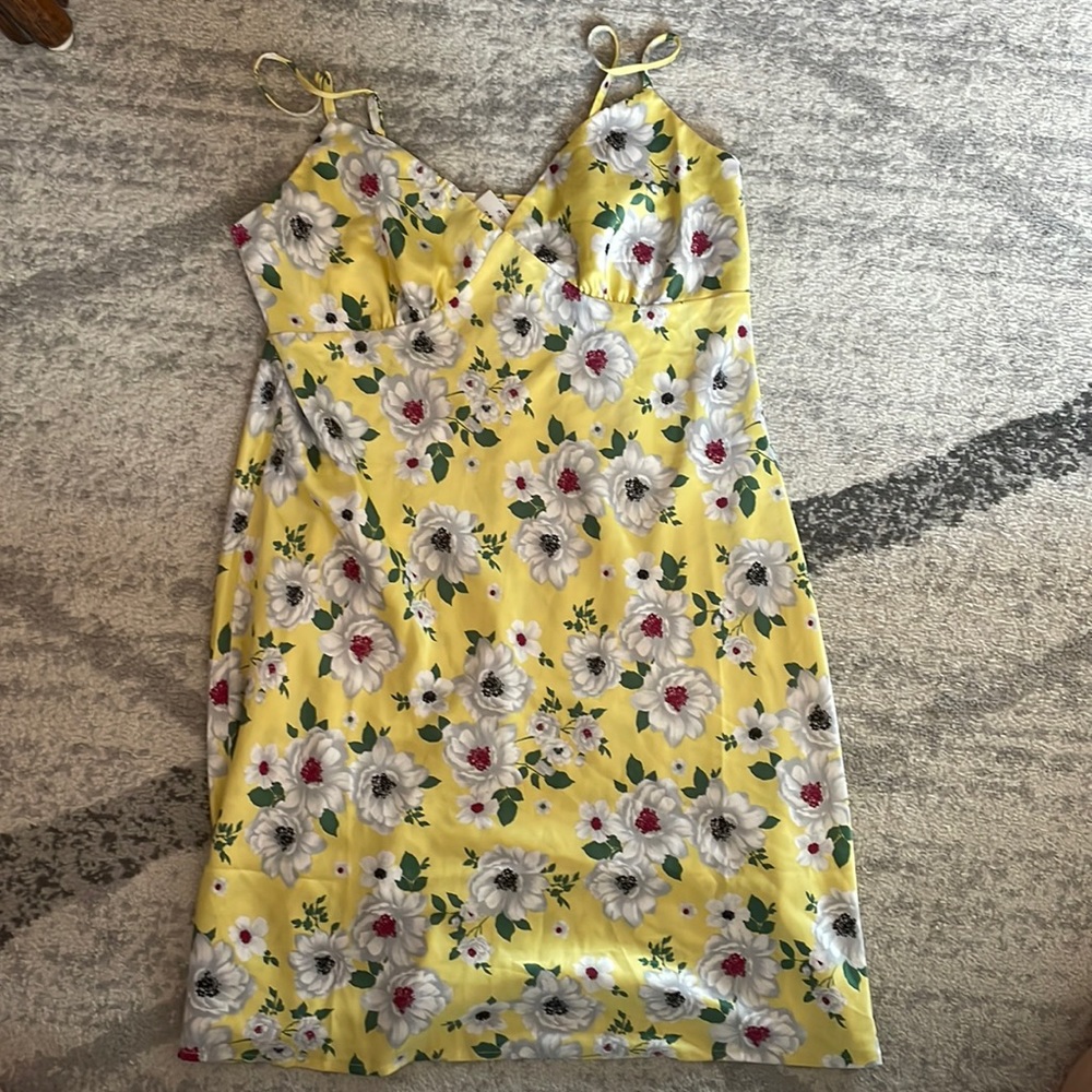 Yellow Mini Dress